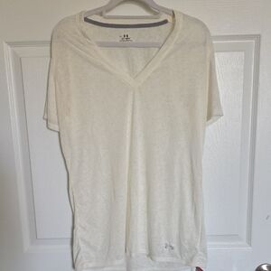 Under Armour Cream Short Sleeve Tee